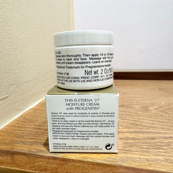 Revlon Eterna 27 Moisture Cream with Progenitin 2oz New - Picture 2 of 3